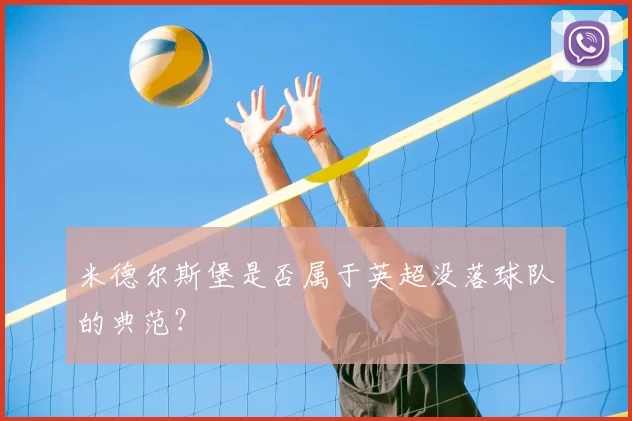 米德尔斯堡是否属于英超没落球队的典范？