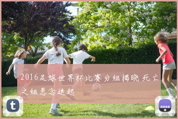2016足球世界杯比赛分组揭晓 死亡之组悬念迭起